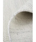 Feizy Keaton Handmade Striped Wool Rug, Neutral Light Gray, 5ft x 8ft Area Rug