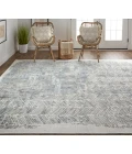 Feizy Elias Casual Abstract, Green/Blue/Ivory, 2'-9" x 10' Runner
