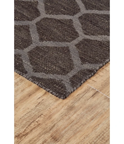 Feizy Prentiss Classic Geometric, Gray, 9' x 12' Area Rug