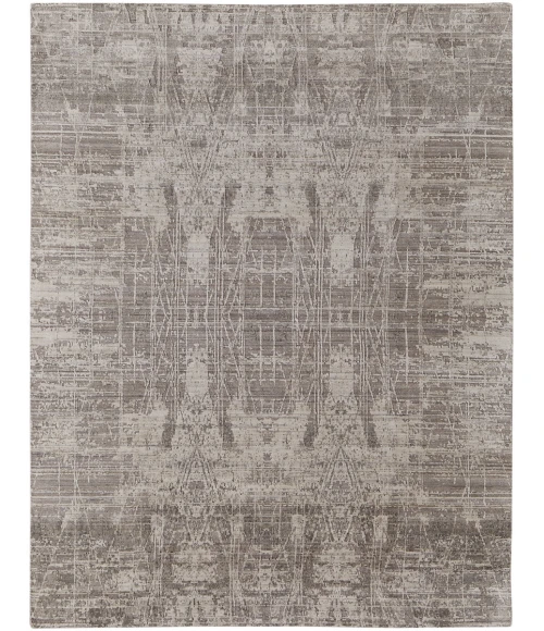 Feizy Eastfield Casual Abstract, Gray/Ivory, 2'-6" x 10' Runner