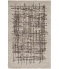 Feizy Maddox Modern Tufted Architectural Rug, Light Taupe/Brown, 3ft-6in x 5ft-6in