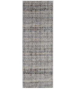 Feizy Kaia 39GLF GRAY Area Rug 2 ft. 6 in. X 10 ft. Runner