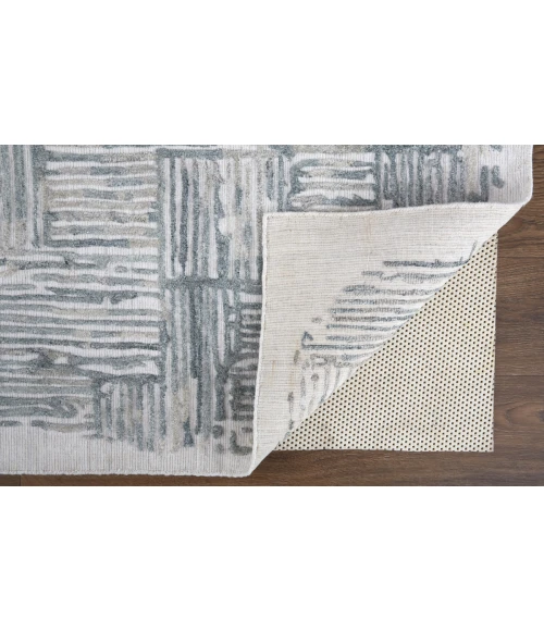 Feizy Elias Casual Abstract, Green/Blue/Ivory, 2'-9" x 10' Runner