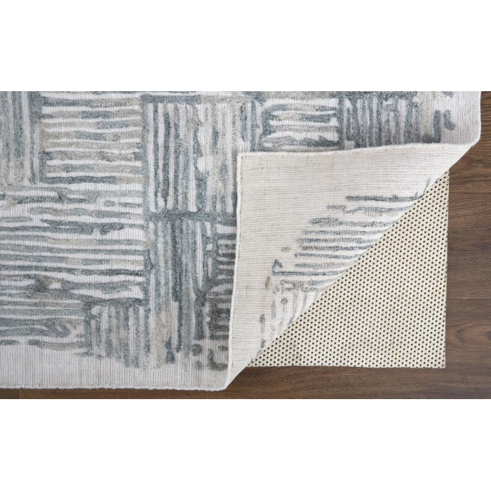 Feizy Elias Casual Abstract, Green/Blue/Ivory, 2'-9" x 8' Runner