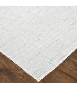 Feizy Redford 8669F WHITE Area Rug 5 ft. X 8 ft. Rectangle