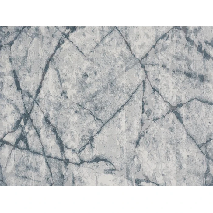 Feizy Atwell Contemporary Marble Accent Rug, Teal Blue/Gray, 2ft x 3ft