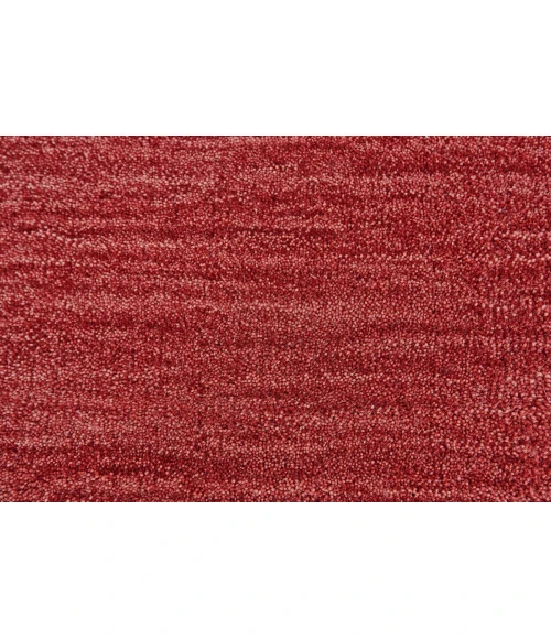 Feizy Luna Casual Solid, Red, 9'-6" x 13'-6" Area Rug