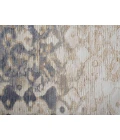Feizy Laina Industrial Gradient & Ombre, Tan/Ivory/Blue, 3' x 12' Runner