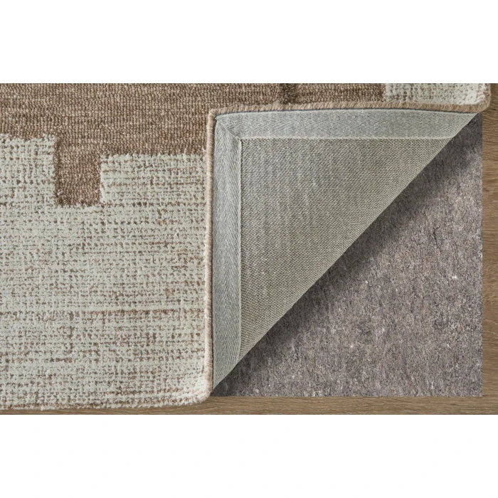 Feizy Winston Brown/Ivory/Tan WNS8B01F 2ft. x 3ft. Rect. Rug
