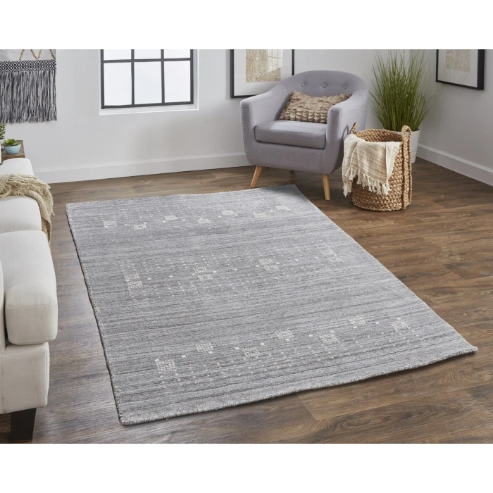 Feizy Legacy Gray/Ivory 9836579F 8ft.6in. x 11ft.6in. Rect. Rug
