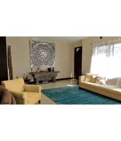 Feizy Qing 6064F TEAL Area Rug 2 ft. X 3 ft. Rectangle