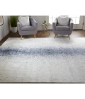 Feizy Grier Industrial Gradient & Ombre, Ivory/Blue/Gray, 8' x 10' Area Rug