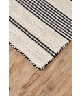 Feizy Duprine Eco-Friendly PET Rug, Outdoor, Black/White, 8ft x 11ft Area Rug