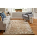 Feizy Prescott IVORY/BEIGE PCT8939F 5 ft. X 8 ft. Rectangle Rug
