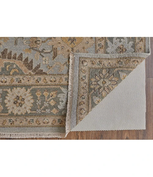 Feizy Corbitt Classic Oriental, Blue/Gold/Gray, 8'-6" x 11'-6" Area Rug