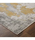Feizy Waldor Luxury & Glam Abstract, Ivory/Gold/Gray, 12' x 15' Area Rug