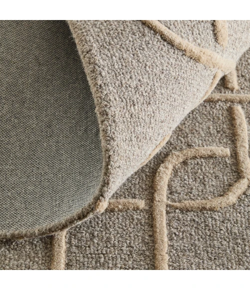 Feizy Kimball Gray/Taupe/Tan KIM8A35F 12ft. x 15ft. Rect. Rug