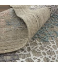 Elias Area Rug Feizy Elias Over Tufted Space Dyed Rug, Coral Pink/Blue/Taupe, 10ft x 14ft, Area Rug
