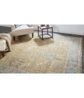 Feizy Carrington Vintage Oriental, Gold/Blue/Gray, 3'-6" x 5'-6" Accent Rug