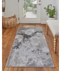Feizy Astra Industrial Abstract, Gray/Ivory, 2'-10" x 7'-10" Runner
