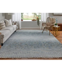 Feizy Branson 69BQF BLUE/GREEN Area Rug 2 ft. X 3 ft. Rectangle