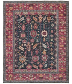 Feizy Piraj 6741F BLUE/RED Area Rug 2 ft. X 3 ft. Rectangle
