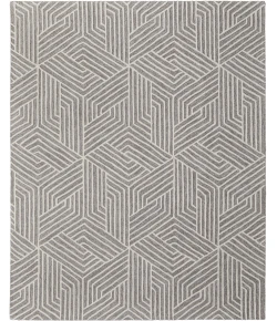 Feizy Lytton Gray/Ivory T24T8010 9ft.6in. x 13ft.6in. Rect. Rug