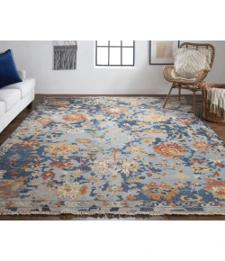 Feizy Leylan 0587F BLUE Area Rug 2 ft. X 3 ft. Rectangle