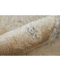 Feizy Astra Industrial Abstract, Gray/Gold/Ivory, 2'-10" x 7'-10" Runner