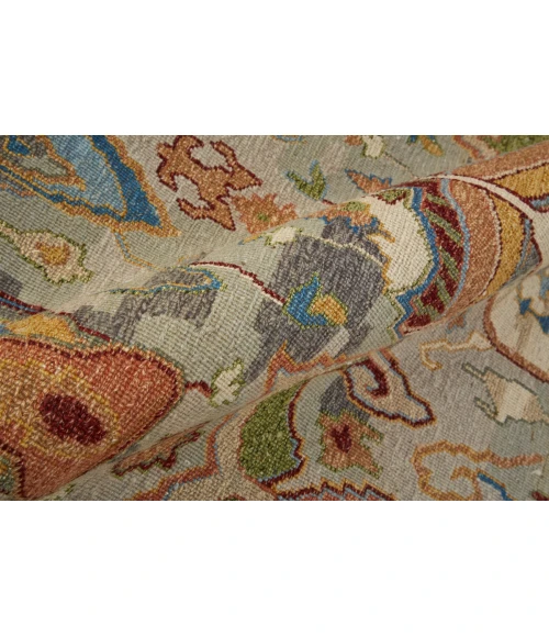 Feizy Leylan Bohemian & Eclectic Ikat, Taupe/Tan/Orange, 2' x 3' Accent Rug