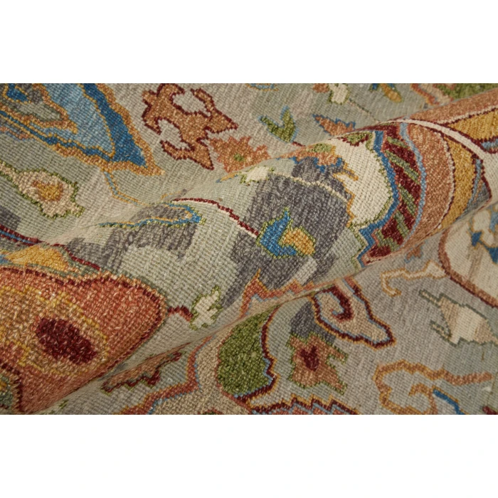 Feizy Leylan Bohemian & Eclectic Ikat, Taupe/Tan/Orange, 8'-6" x 11'-6" Area Rug