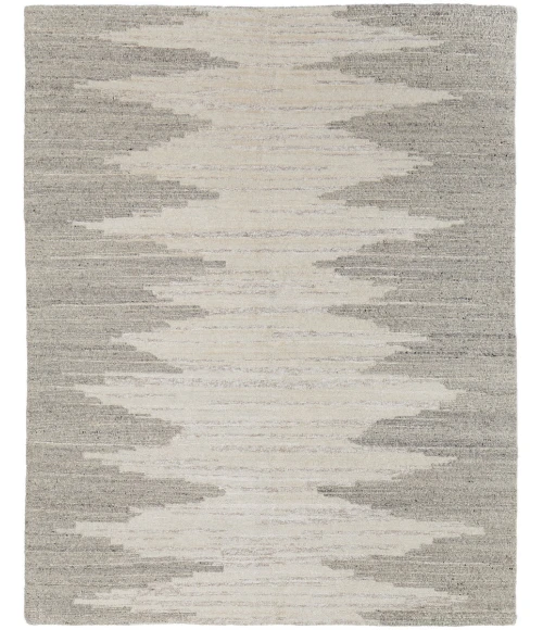 Feizy Navaro Casual Gradient & Ombre, Ivory/Tan, 9' x 9' Round Rug