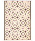 Feizy Saphir Rubus Mid-Century Modern Geometric, Tan/Brown/Purple, 9'-8" x 12'-7" Area Rug