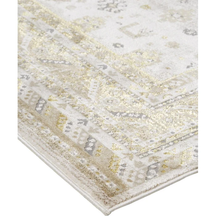 Feizy Aura Vintage Persian, Gold/Ivory, 9'-2" x 12' Area Rug