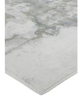 Feizy Atwell Contemporary Marble Accent Rug, Silver Gray/Green, 3ft x 5ft