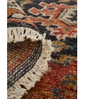 Feizy Carrington Bohemian & Eclectic Medallion, Red/Black/Ivory, 2' x 3' Accent Rug