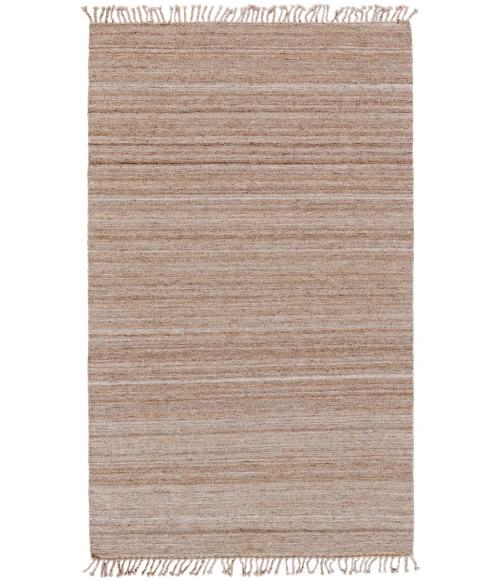 Feizy Brady Casual Stripes, Brown/Red/Ivory, 9' x 12' Area Rug