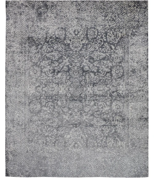 Feizy Mckinnon Gray/Silver 8816884F 7ft.9in. x 9ft.9in. Rect. Rug