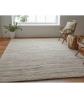 Feizy Navaro Scandinavian Distressed, Ivory, 2'-6" x 10' Runner