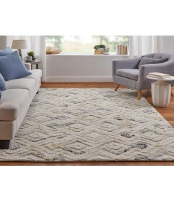 Feizy Anica IVORY/BLUE ANC8004F 6 ft. X 9 ft. Rectangle Rug