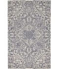 Feizy Belfort Vintage Medallion, Ivory/Blue, 10' x 14' Area Rug