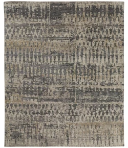 Feizy Palomar 6632F CHARCOAL Area Rug 9 ft. 6 in. X 13 ft. 6 in. Rectangle