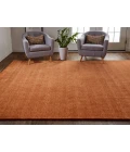 Feizy Luna ORANGE 5798049F 8 ft. X 11 ft. Rectangle Rug