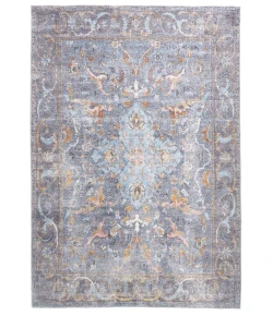 Feizy Percy 39AFF BLUE/MULTI Area Rug 7 ft. 10 in. X 9 ft. 10 in. Rectangle