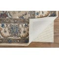 Feizy Rylan Tufted Persian Floral Rug, Warm Gray/Blue, 10ft x 14ft Area Rug