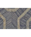 Feizy Bermuda Mid-Century Modern Geometric, Blue/Tan/Ivory, 4' x 6' Accent Rug