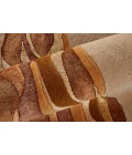 Feizy Serrano Industrial Abstract, Tan/Orange, 5' x 8' Area Rug