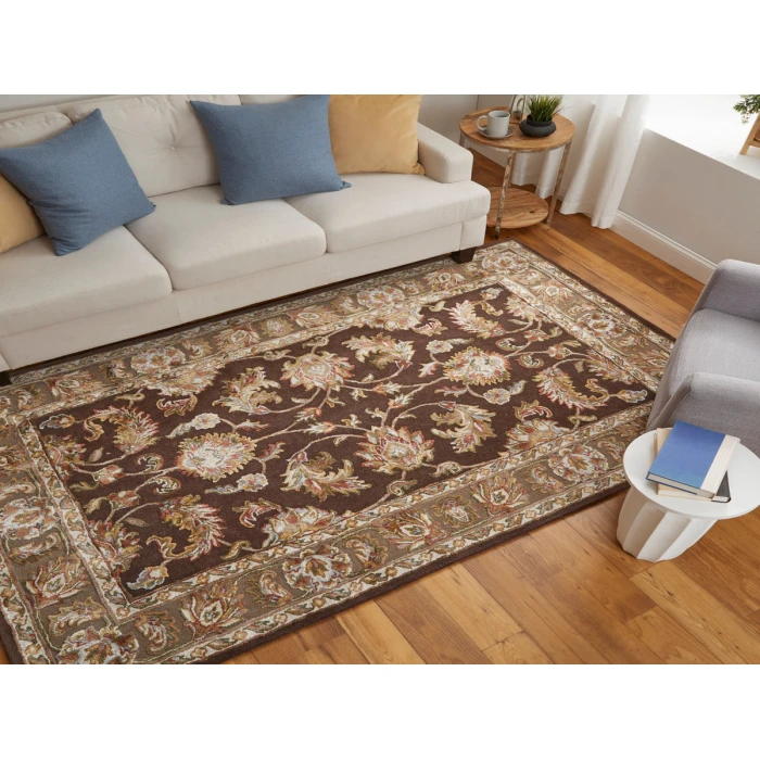 Feizy Prescott BROWN PCT8937F 5 ft. X 8 ft. Rectangle Rug