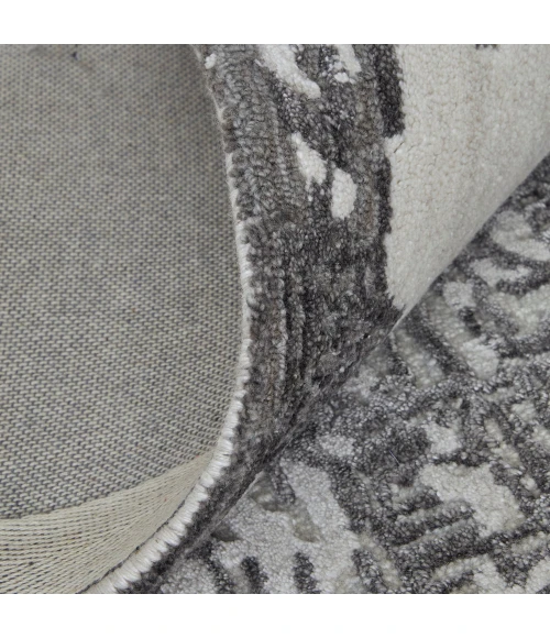 Feizy Zarah Bohemian & Eclectic Abstract, Ivory/Gray/Blue, 10' x 14' Area Rug