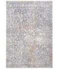 Feizy Cecily Luxury & Glam Distressed, Gray/Orange/Purple, 8' x 8' Square Square Rug